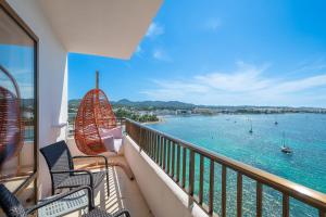 Deluxe Triple Room Sea View room in Alua Hawaii Ibiza