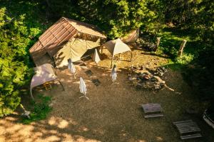 Tentes de luxe Eco Bivouac village igloos Annecy - LE SEMNOZ - a 20 minutes d-Annecy : photos des chambres