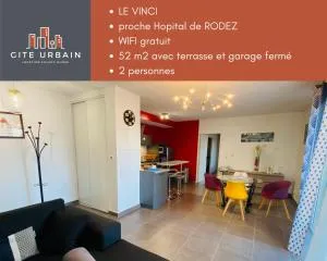 Appartement T2 cosy à Rodez - Druelle