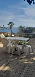 F3 RDC villa vue mer 180 face à la pointe de Giens - 卡尔特汉