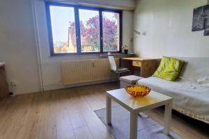 Appartements Studio RDC calme avec parking ferme pres autoroute et tram C : photos des chambres