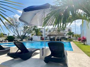 Frente Alberca Estilo Tulum