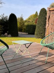 Appartements L'Opale - Le White : Appartement 1 Chambre de Luxe - Vue sur Jardin