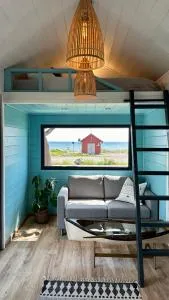 Unik beliggenhet! Lite mikrohus plassert ved populær strand - 奥斯高特兰