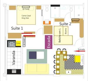 Pier22 Lodging - Duplex com 4 suítes num paraíso ecológico