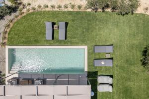 Seaview villa with pool in nature next to Platanias