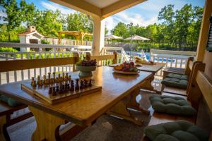 Holiday home Old oak - with pool, garden with fresh vegetables and private forrest!