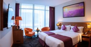 Standard Room, 20% off food and beverage, excluding signature dishes, 20% off Laundry and 10% off Spa room in Park Regis Business Bay