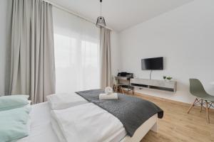 Modern Studio Słonimskiego with Balcony by Noclegi Renters