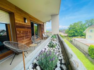 La Mésange, vue montagnes à deux pas du lac - 3hvězdičkové hotely ve městě Thonon-les-Bains