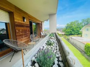 La Mésange, vue montagnes à deux pas du lac - Allinges