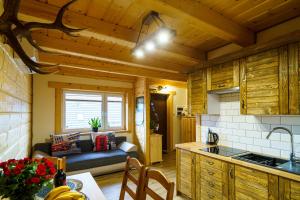 Domek całoroczny z widokiem na jezioro Solińskie Zawóz