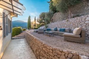 Villas Magnifique Villa d-epoque vue mer, plage a 12 min a pieds : photos des chambres