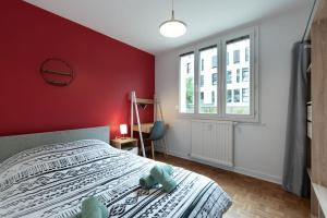 Appartement rénové pour 6 avec parking