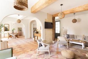 Maisons de vacances Gite Glycine pour 8 personnes avec sauna et bain nordique : photos des chambres