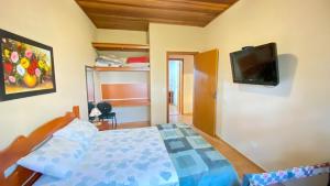 Casa de Campo Araxá na montanha com piscina