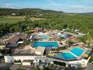 Mobil home climatisé 6pers. 3CH camping domaine de chaussy 5* Ardèche - 拉戈尔斯