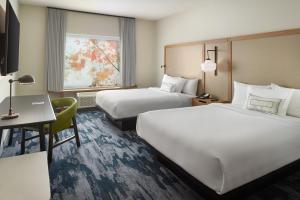 Guest room, 2 Queen room in Fairfield Inn & Suites Locust Grove I-75 South