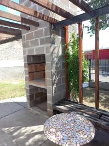 terraza con asador privado - San Pedro