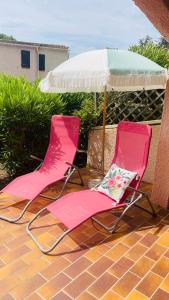 Rez-de-jardin Pinède Piscine Clim proche Plage Village naturiste 230