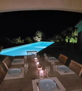 Villas Villa Olmeccia piscine 14 m, clim, plein Sud : photos des chambres