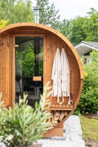 Hotel chique tiny wellness hottub & sauna