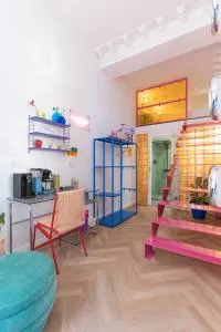 RetroPop Design Apartment , Designerzimmer für je 2 Personen, Top Lage, WIFI - 汉堡
