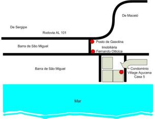 Casa Cinco, Barra de São Miguel - AL