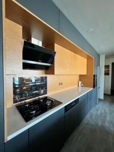 Sunken seated fire pit villa!