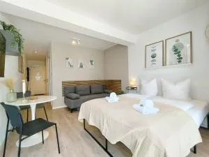 UniverCity Apartment für bis zu 4, Terrasse, Grill - 诺因基兴