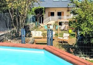 La balme St Jo, vue, calme et piscine 6 chambres - Cusy