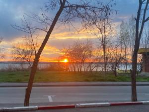 Sunset Near The Lake