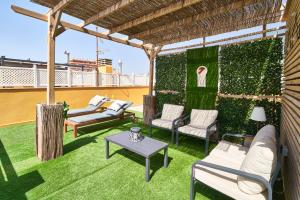 Perfect beach location with roof terrace