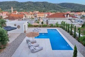 Hvar luxury Villa and pool with view in heart of Stari Grad - Rudina