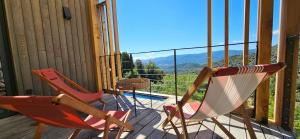 Villas Villa U Casa Legnu & sa bergerie, haut standing, vue montagne panoramique : photos des chambres