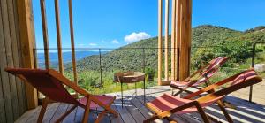 Villas Villa U Casa Legnu & sa bergerie, haut standing, vue montagne panoramique : photos des chambres