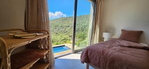 Villas Villa U Casa Legnu & sa bergerie, haut standing, vue montagne panoramique : photos des chambres