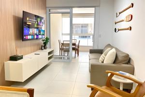 Férias na praia c piscina e espaço de lazer