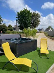 Maisons de vacances Villa Noz Vat 4 etoiles avec SPA : photos des chambres