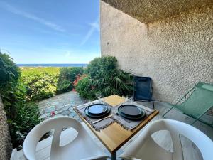 Appartements Joli studio vue mer avec terrasse et jardinet a Sant Ambroggio : photos des chambres
