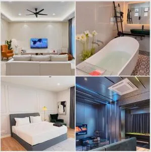 Brand new house with Karaoke room near to jonker Netflix 18 pax by Doraee Home - Tranquerah