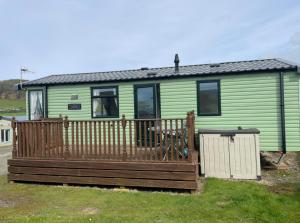 Experience Coastal Bliss in Our Modern 2019 Sea Viev 2 Bedroom static caravan at Clarach Bay Holiday Village!
