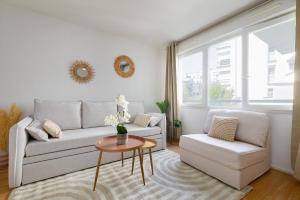 Grand T1, 3 pers, à 8min de Paris, métro 13 et 14 "Carrefour Pleyel", proche du Stade de France