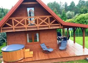 Mazury - domki Wzgórza Dybowskie całoroczne- bania z jacuzzi , sauna - Prostki