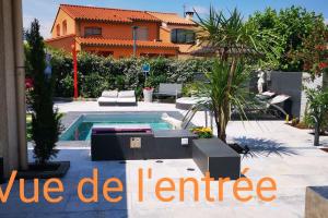 Villas A nice villa with pool and spa, cool garden! : photos des chambres