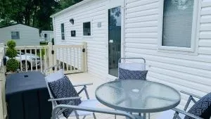 WL56 - Amazing Cosy Three Bedroom Mobile Home with DECKING Haggerston CASTLE Holiday Park - ENTERTAINMENT PASSES NOT INCLUDED! - Lowick