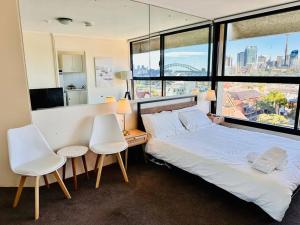 Chic studio with stunning views