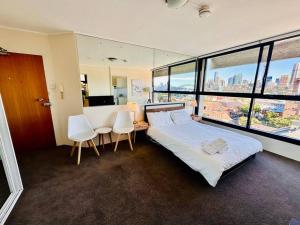 Chic studio with stunning views