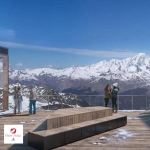Chalets Entire Chalet Salamo 11 plus 1 Les Arcs Paradiski Jacuzzi : photos des chambres