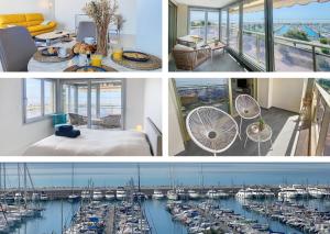 Horizon bleu vue mer dernier étage clim